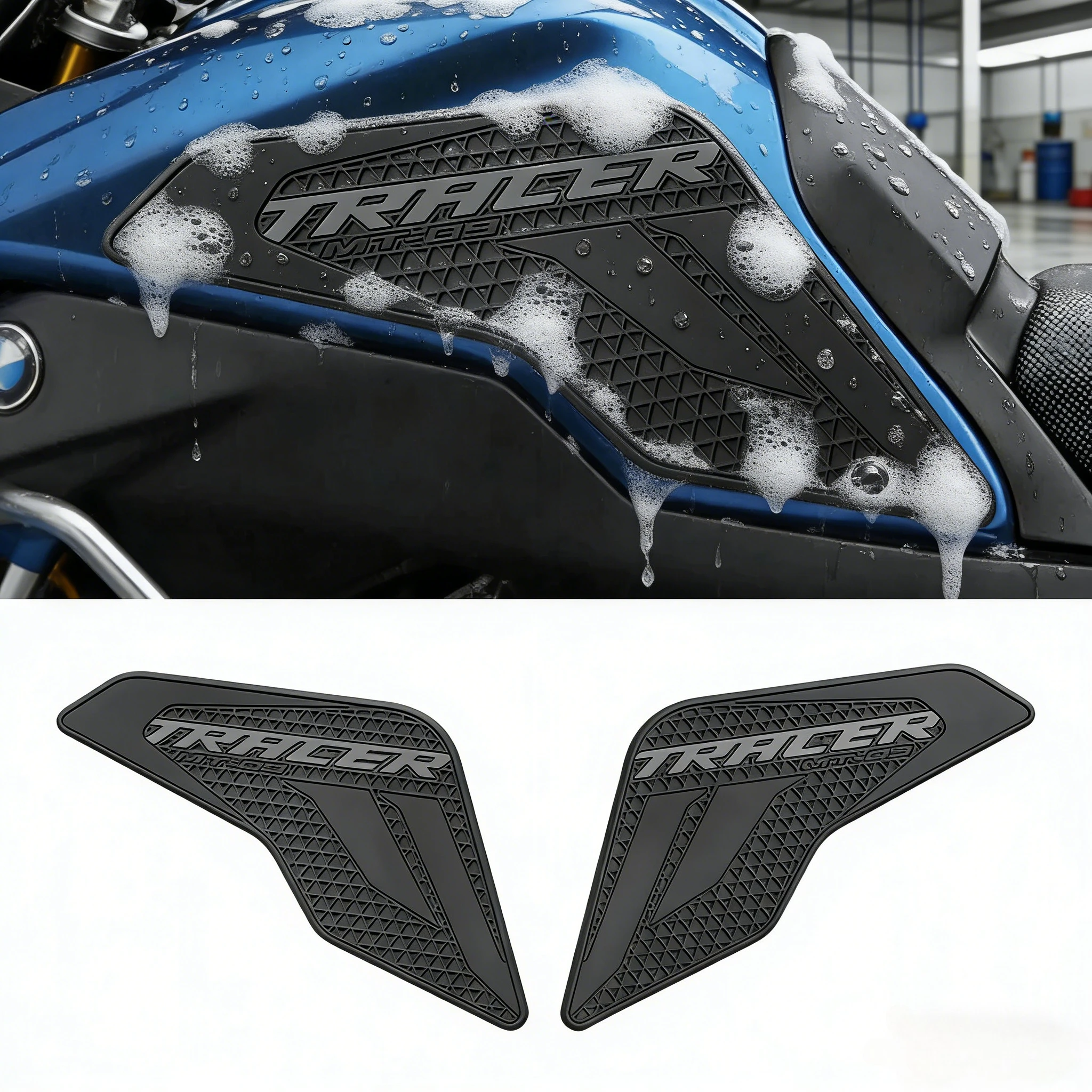 

Motorcycle Side Tank Pad Knee Grip Mat for Yamaha TRACER MT-09 2015-2020