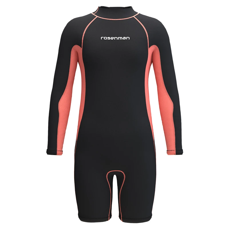 

Children Wetsuit Kids Neoprene Surfing Diving Suit Long Sleeves Rash Guar Swimsuit for Scuba Bathing Scuba Freediving Snorkeling