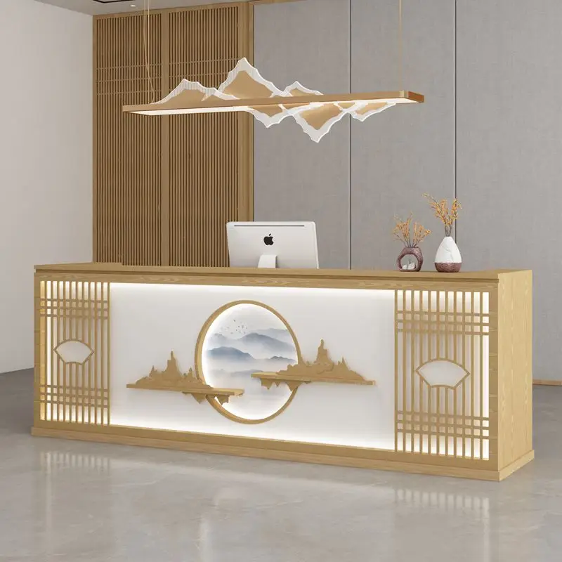 Beauty Podium Reception Desks Mobile Conference Commercial Display Bar Reception Desks Office Mesa De Escritorio Furniture