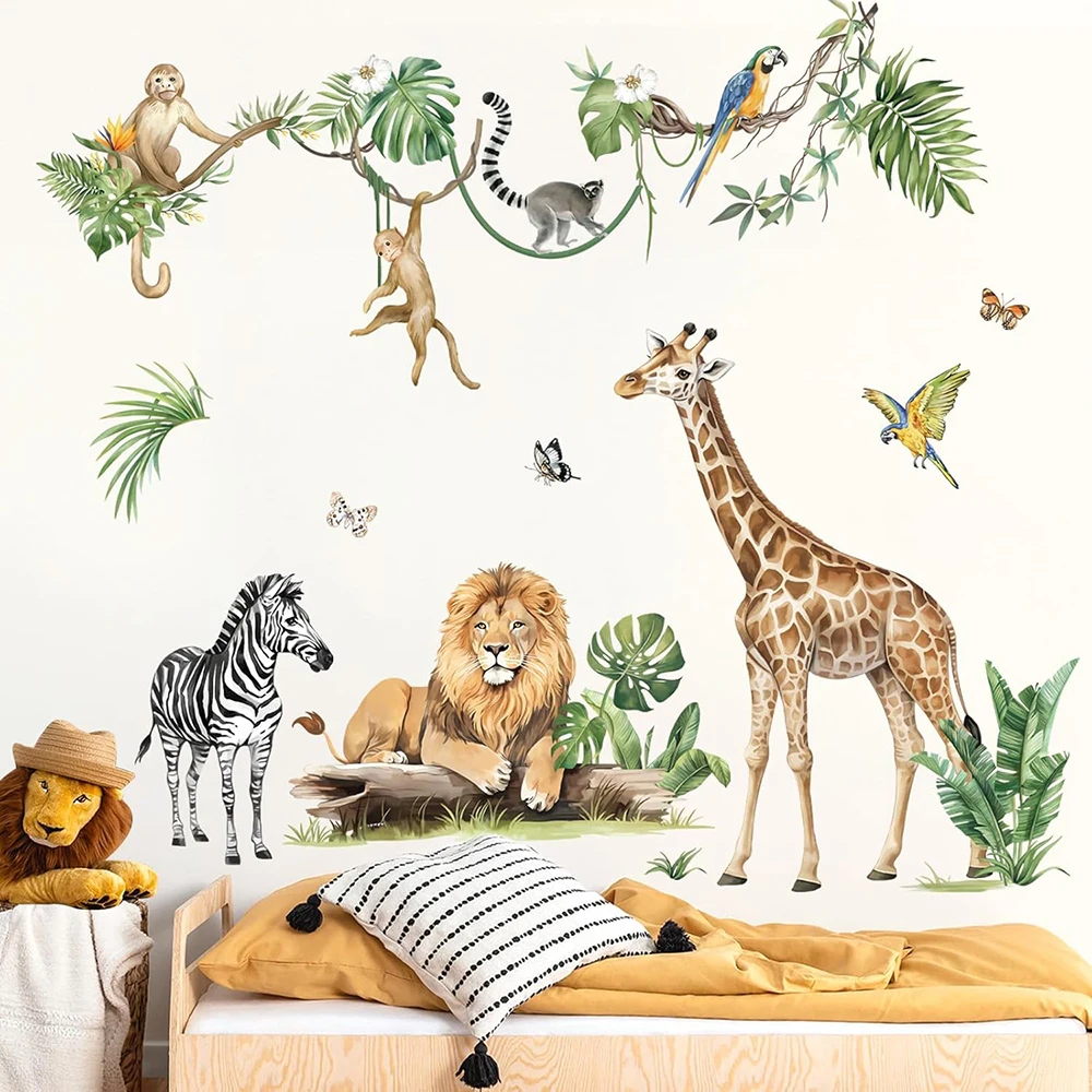 Large Jungle Animal Tropical L - огляд і ціна Baby Nursery Set Furniture