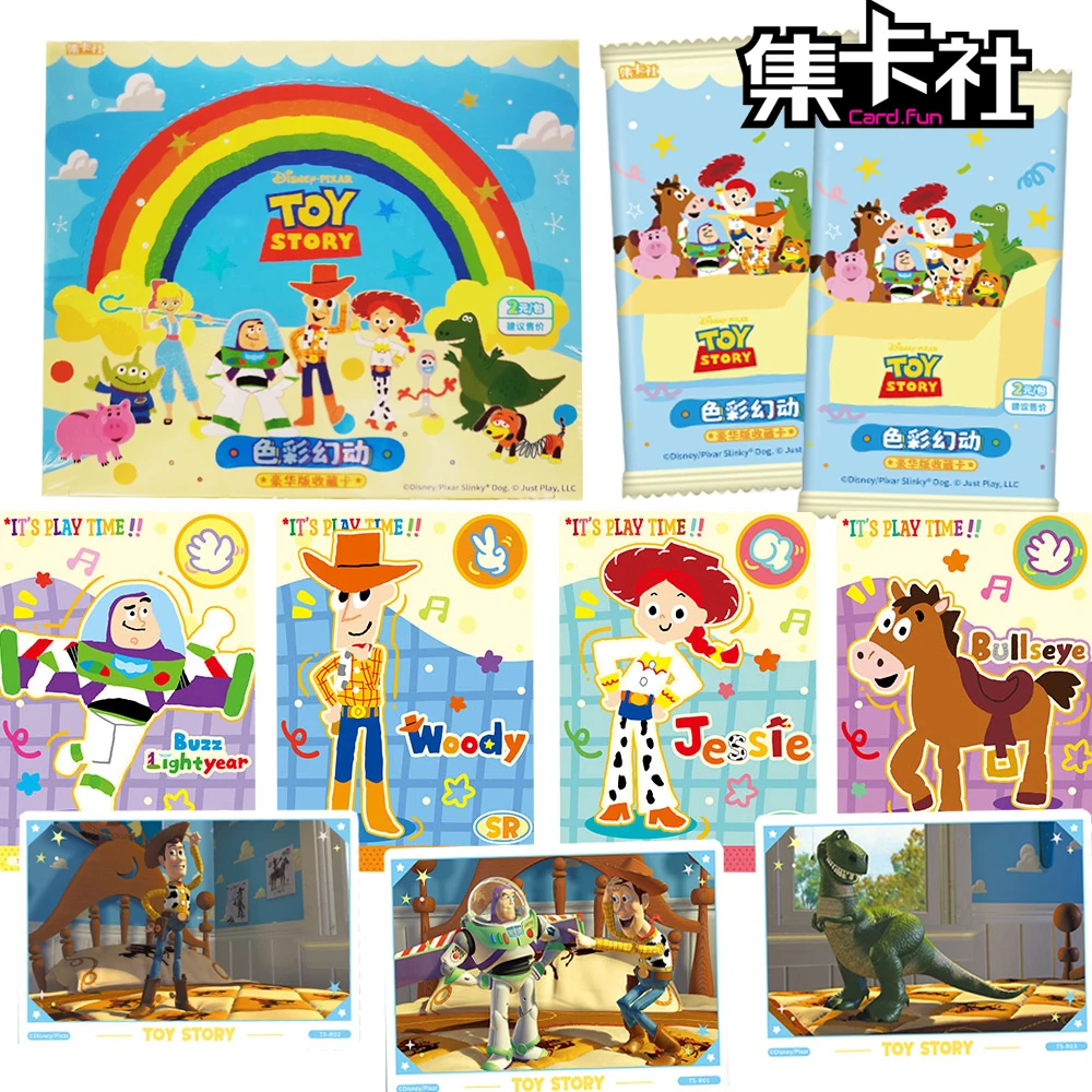 

New CARD.FUN Toy Story Collection Cards Popular Disney Animated Characters Happy Game Time Party Cards Boys Girls Creative Gifts