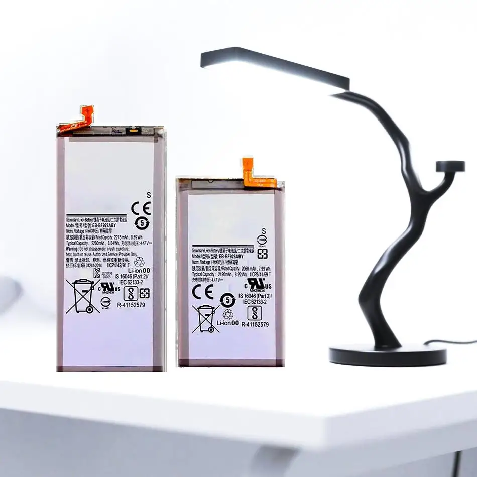 

Быстрая доставка, высокоэффективный аккумулятор для мобильного телефона EB-BF927ABY + EB-BF926ABY 2290 мАч для Samsung Galaxy Z Fold 3 Fold3 5G