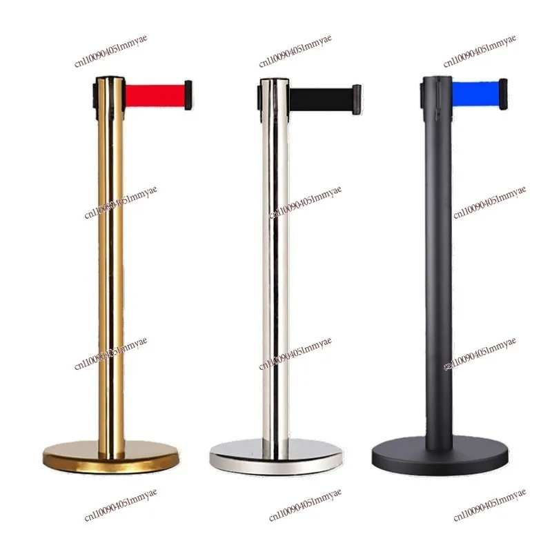 

Телескопическая оградительная лента из нержавеющей стали для ограждений, барьеров, линий охраны, банковских очередей, длина 1 метр