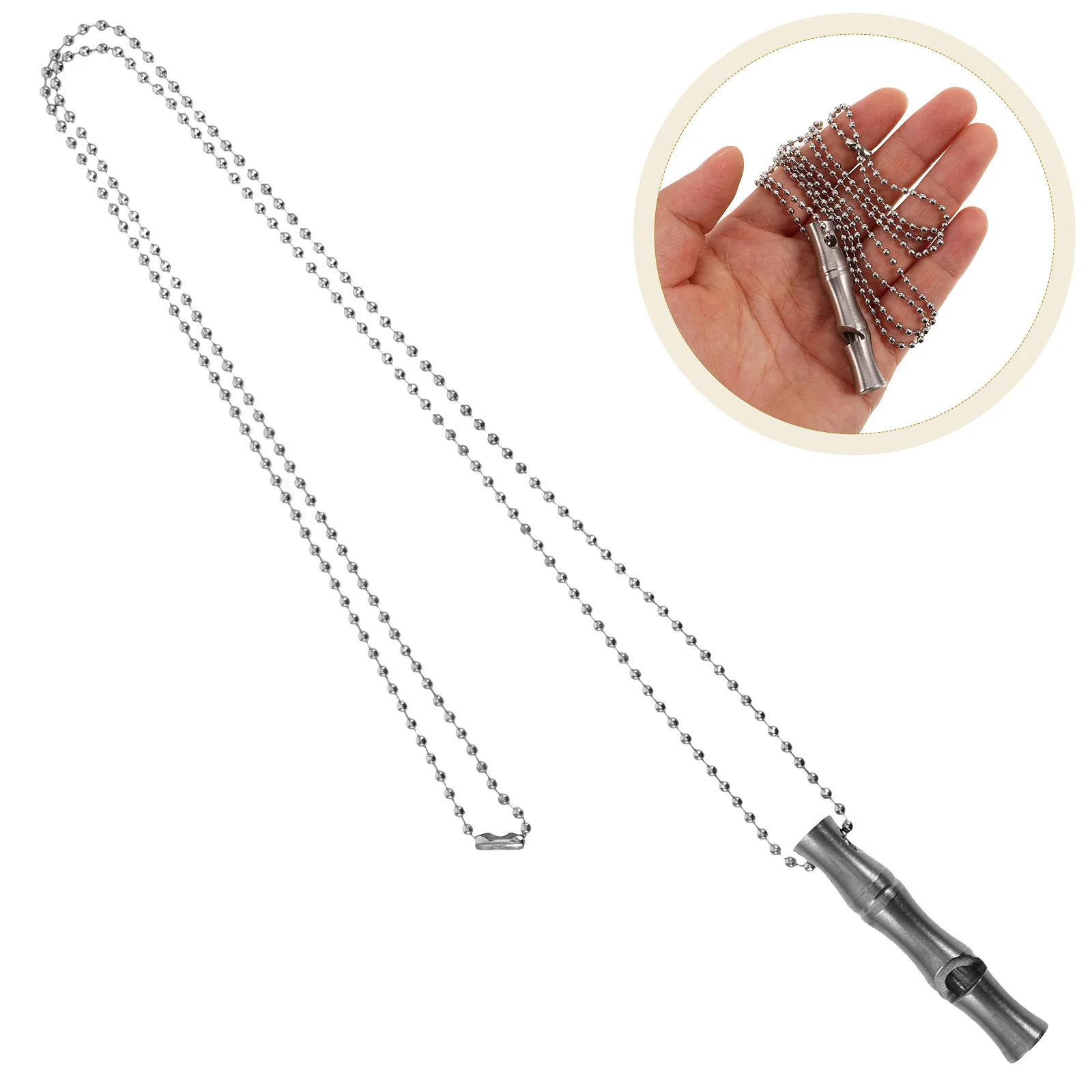 

Outdoor Survival Whistle Dog Training Whistles Camping Emergency Hiking Stainless Steel Birds