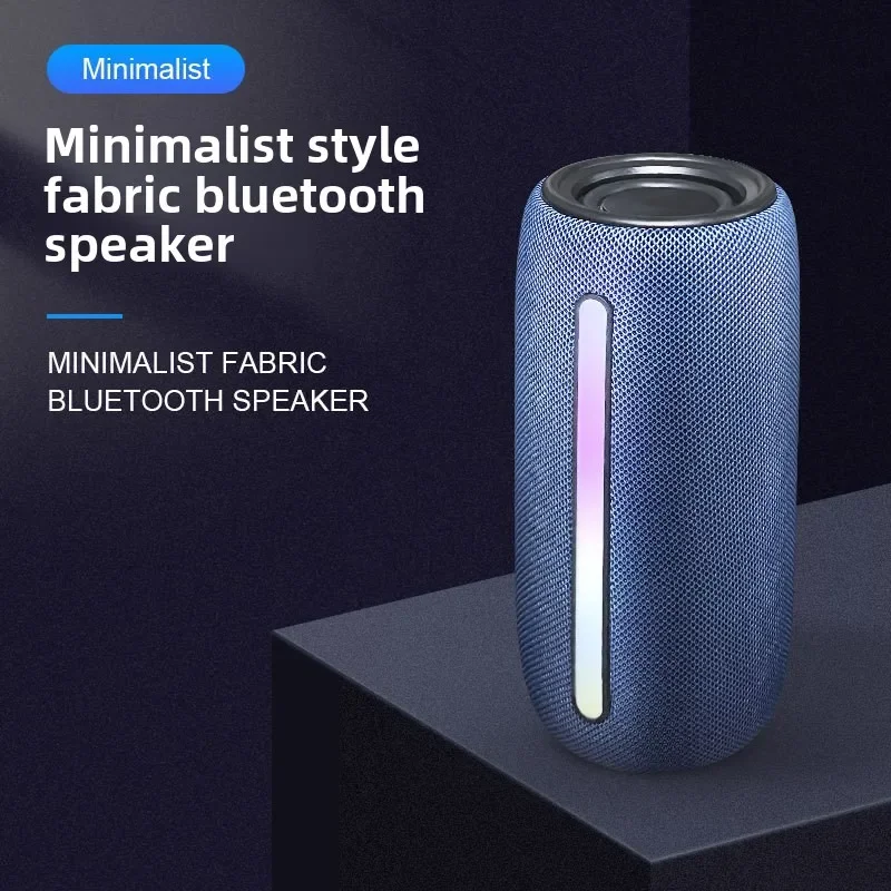 Bluetooth Portable Stereo Speaker with Light, Wireless, High-Power, Dual-Speaker, Outdoor, Gift, New