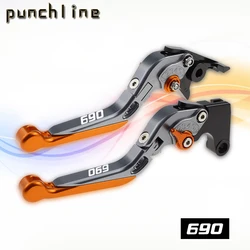 Fit For 690 Duke 690 SMC SMCR 2014-2022 CNC Accessories Folding Extendable Brake Clutch Levers Adjustable Parking Handle Set