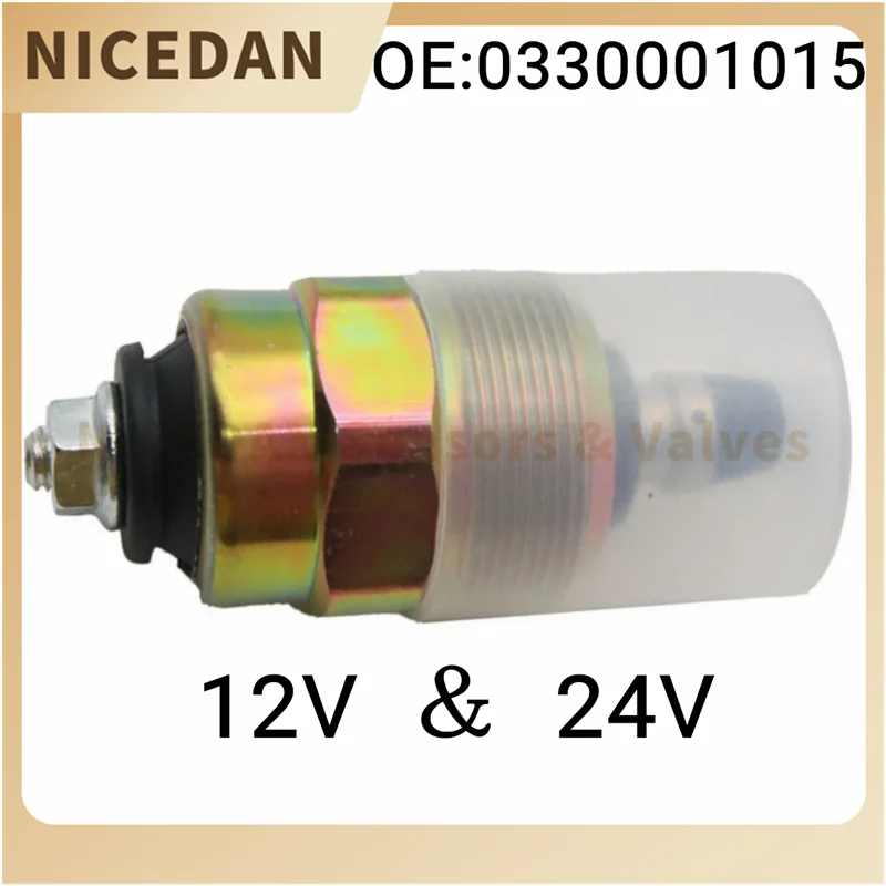 

0330001015 12V 24V Fuel Shut Off Solenoid Valve For Dodge Isuzu Conversion Kit 0330001016 0042533182 0042533183 045020002A New
