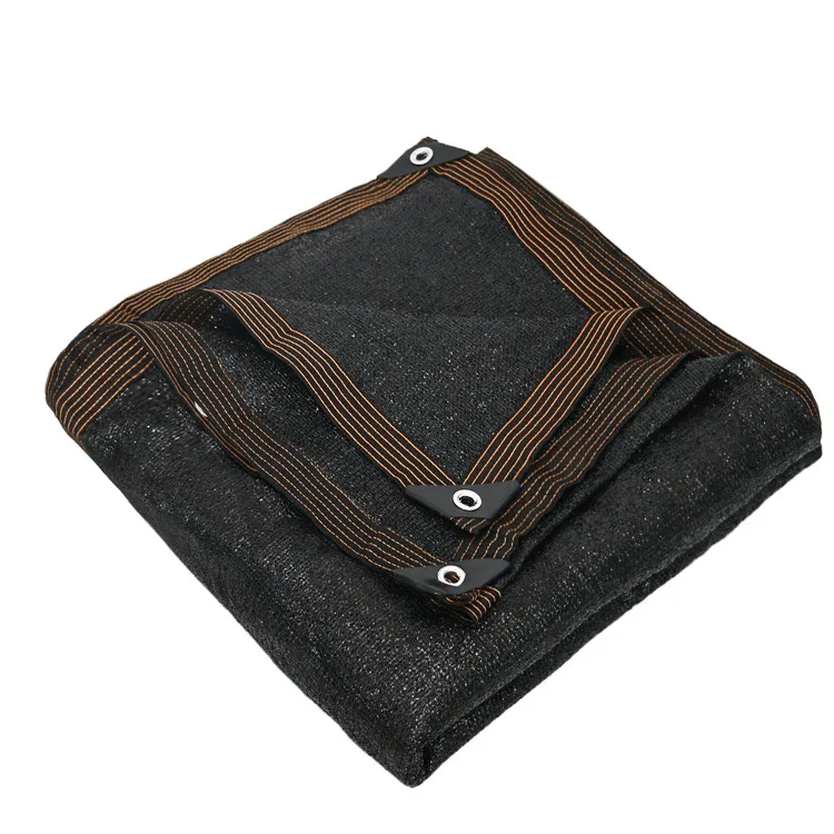 2025年工場直送 高品質 ブラック サンシェードネット バルコニー 中庭 温室 農業用 遮光ネット