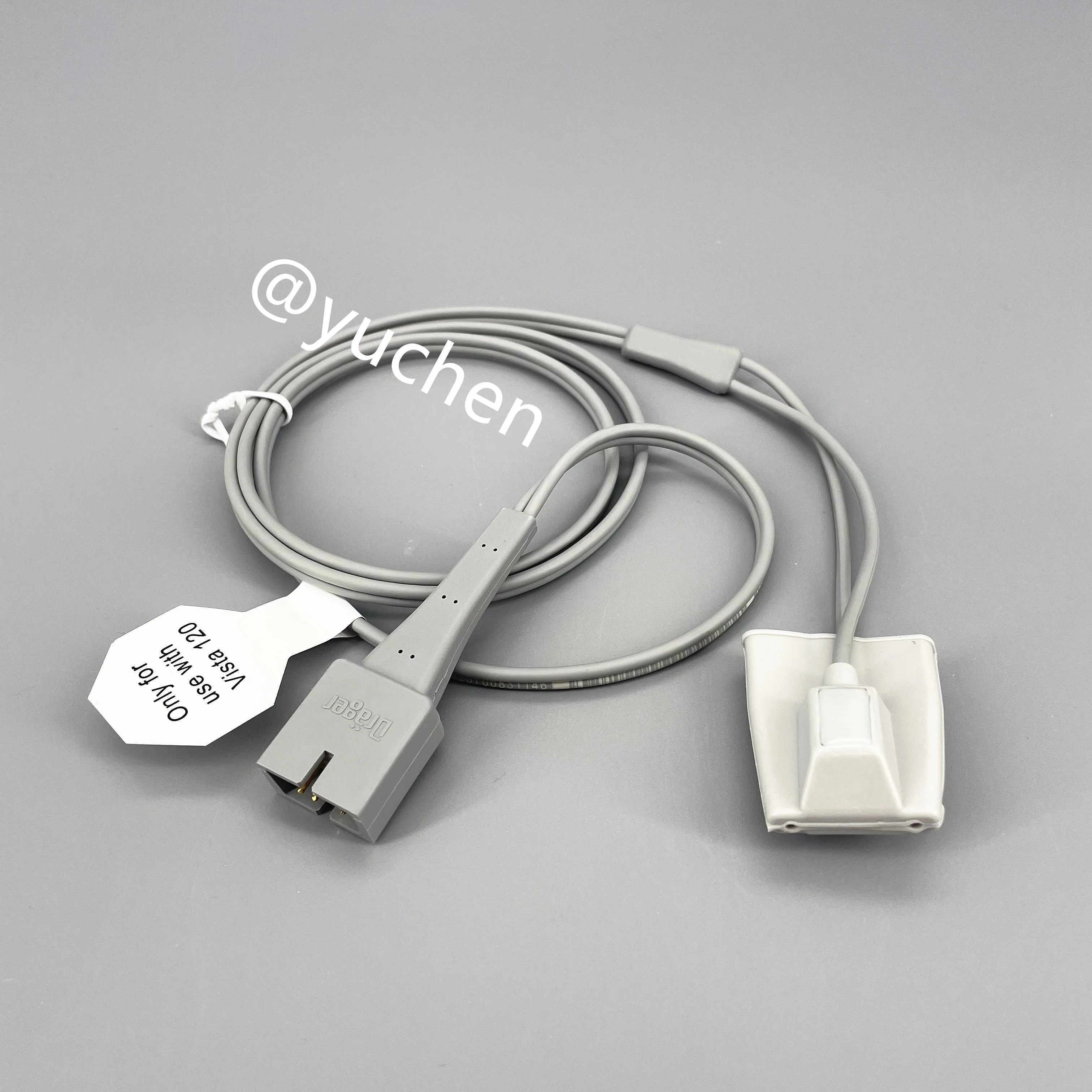 2606486 Drager Vista 120 Spo2 Silicone Soft-Tip Sensor.Pediatric 1m Reusable