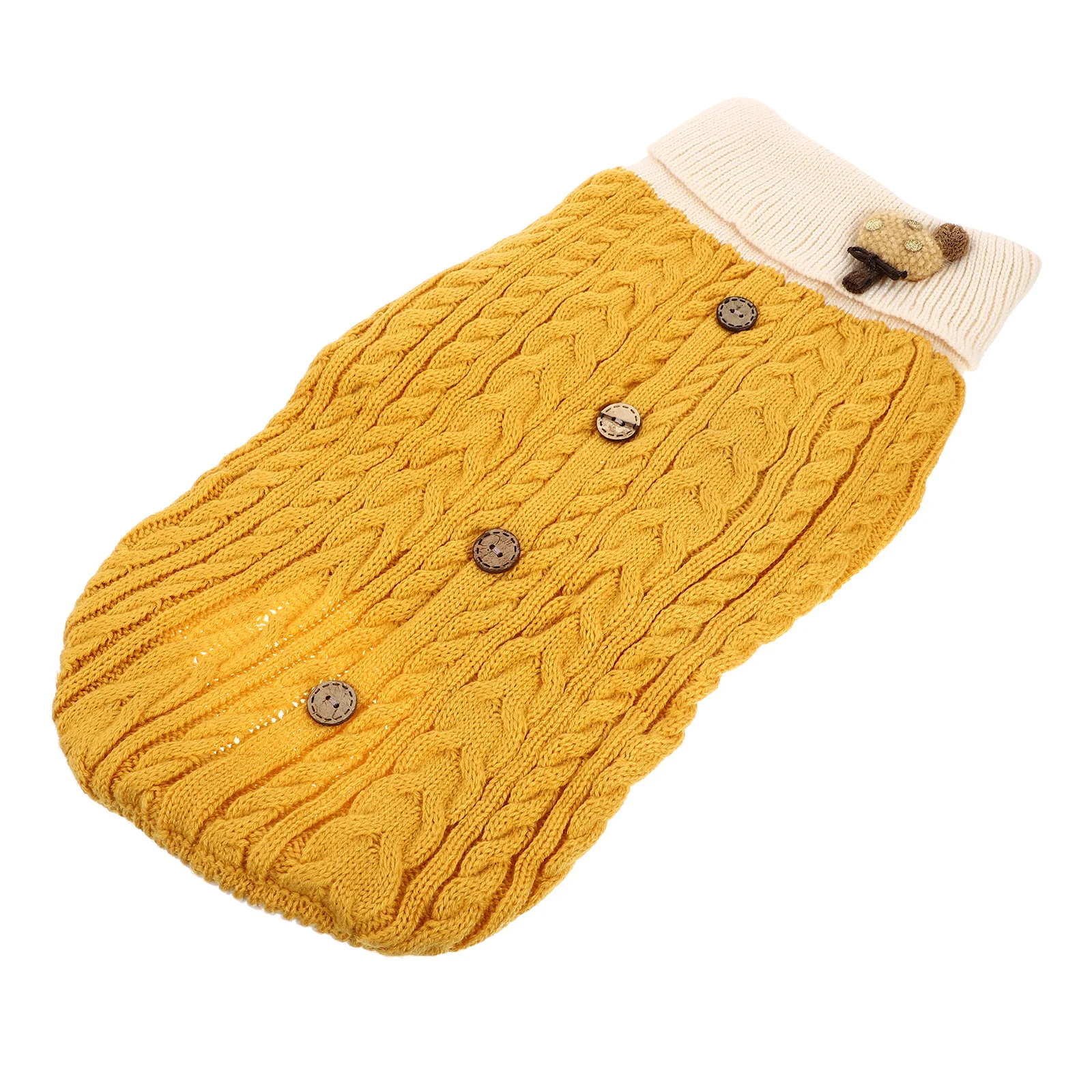 

1Pcs Pet Turtleneck Sweater Winter Dog Clothing Small Puppy Costume Warm Outfit Pet Sweater Dog Winter Costume