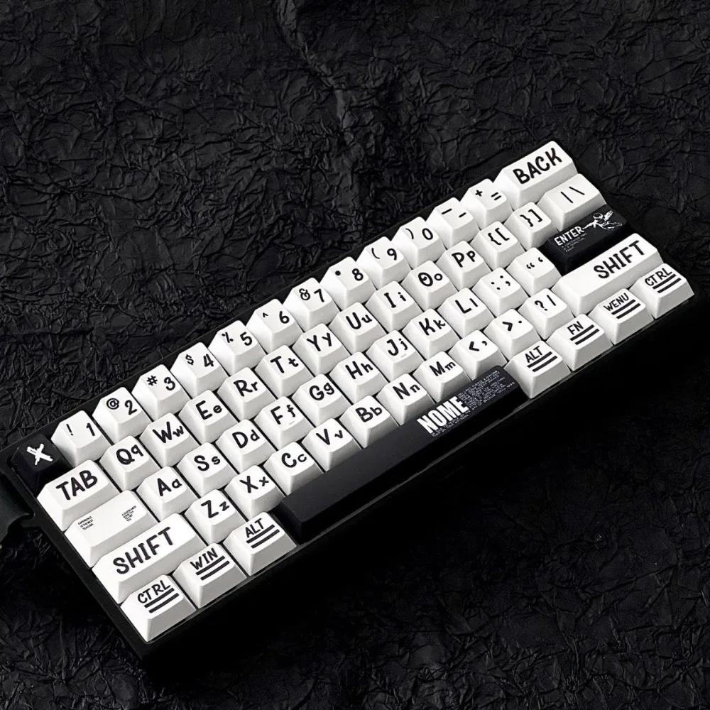 134 Keys Graffiti Theme Keycaps Full Set Cherry Height PBT Thermal Sublimation For 61 68 75 84 87 98 104 108 Mechanical Keyboard