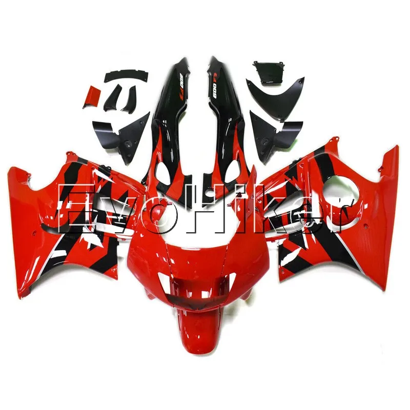 motorcycle Fairing hull for CBR600 F3 1997 1998 red CBR 600 F3 97 98 ABS Plastic Bodywork Set