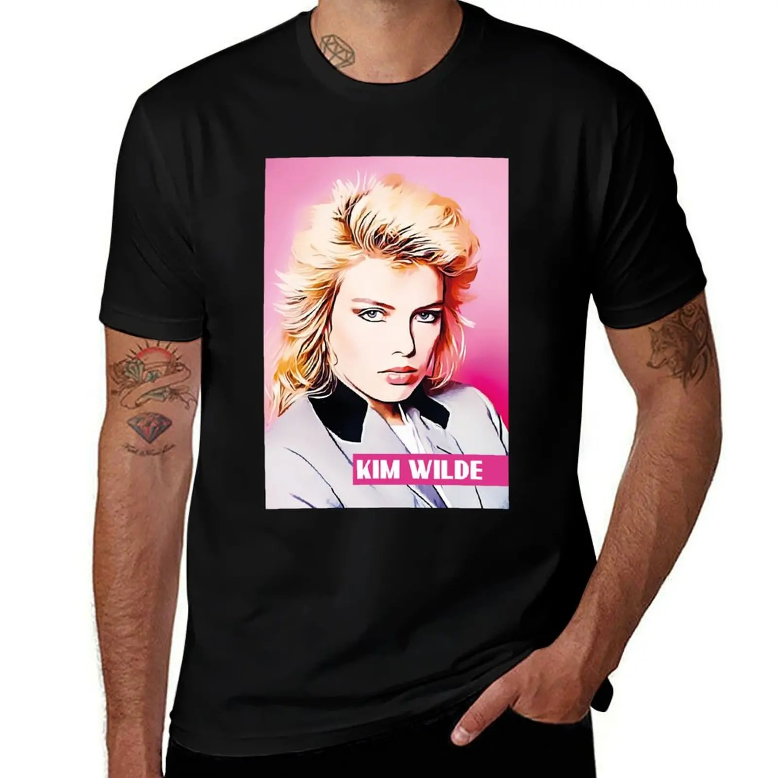 

Kim Wilde T-Shirt T-Shirt Casual Streetwear Short Sleeve Tee
