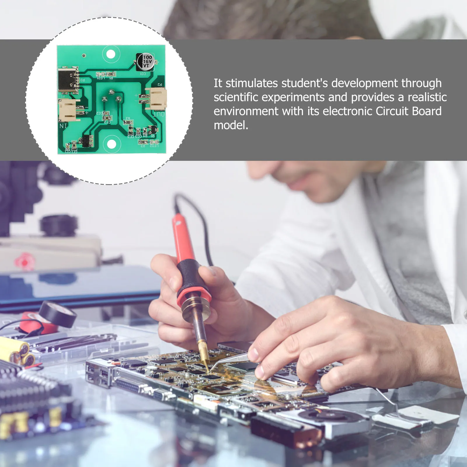 

1 шт. DIY модуль датчика освещенности, плата сенсорной схемы для научных экспериментов, электронный обучающий набор по физике