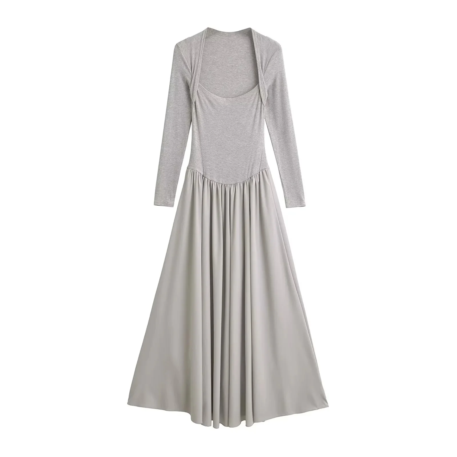 Vestido largo de alta calidad para mujer, novedad de 2024