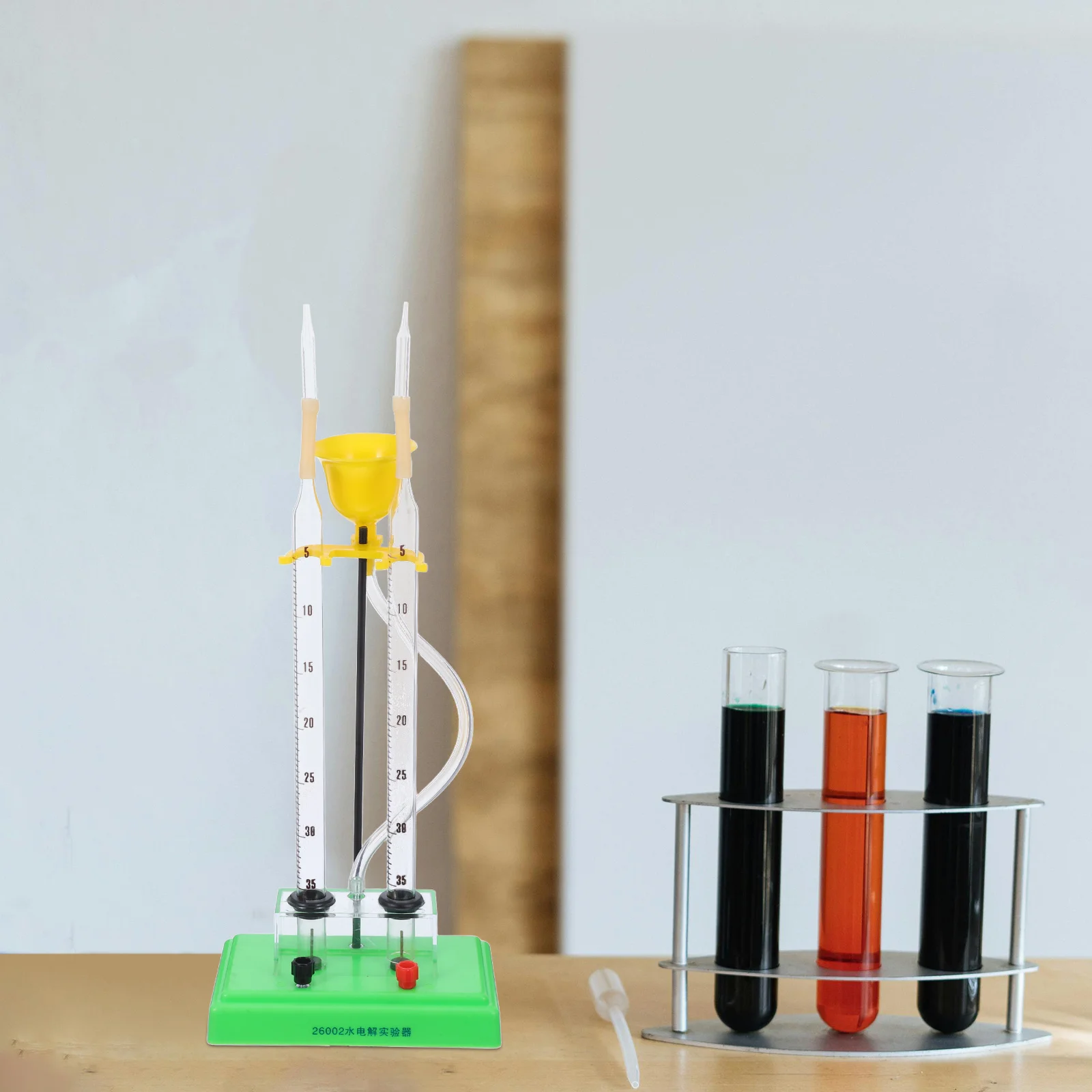 

Water Electrolysis Experiment Device Sturdy Electrolysis Unit Demonstrator for Hydrogen Oxygen Production Chemistry Educational