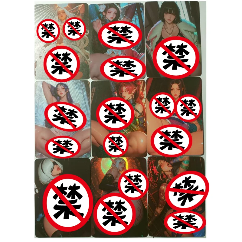 

9 шт./компл. DIY скрытая аниме-карта Mai Shiranui 2B серии ACG сексуальная телесная карта игрушка подарок игра домашние аниме комиксы коллекционные карты