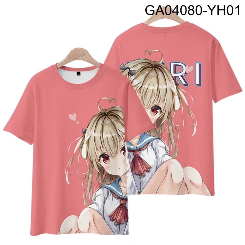 

ATRI-My Dear Moments- 3D Printing T-shirt Summer Fashion Round Neck Short Sleeve Popular Japanese Game Streetwear Plus Size