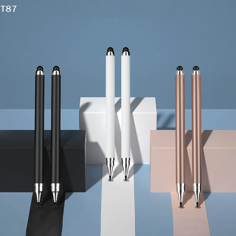 For Tablet Smart Phone Universal 2 In 1 Stylus Pen For IOS Android Touch Pen Drawing Capacitive Pencil