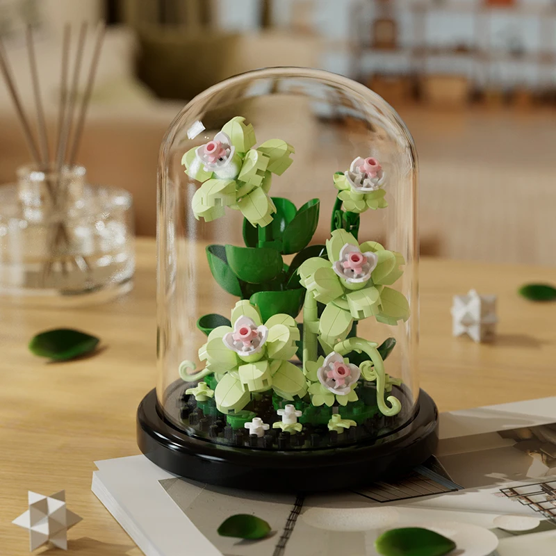 Micro deeltje bouwsteen boeket handgemaakt cadeau, kinderpuzzel speelgoed handgemaakte DIY zonnebloem desktop decoratie ornament