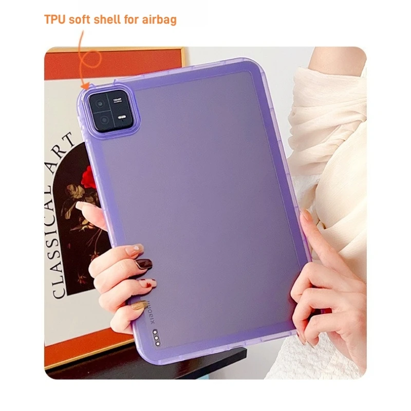 Tablet Case for Xiaomi Pad 6 6S Pro 5 5Pro Redmi Pad 2 2025 PadSE 11 8.7 Soft TPU Back Cover For Xiaomi Pad7 7Pro 11.2 2024 Case 4