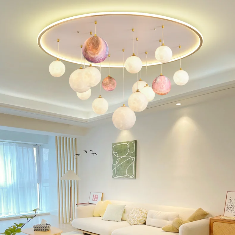 

Modern Home Decor Bubble Ball Pendant Light for Bedroom A Living Room Ceiling Lamps Interior Lighting Hanging Light Fixture