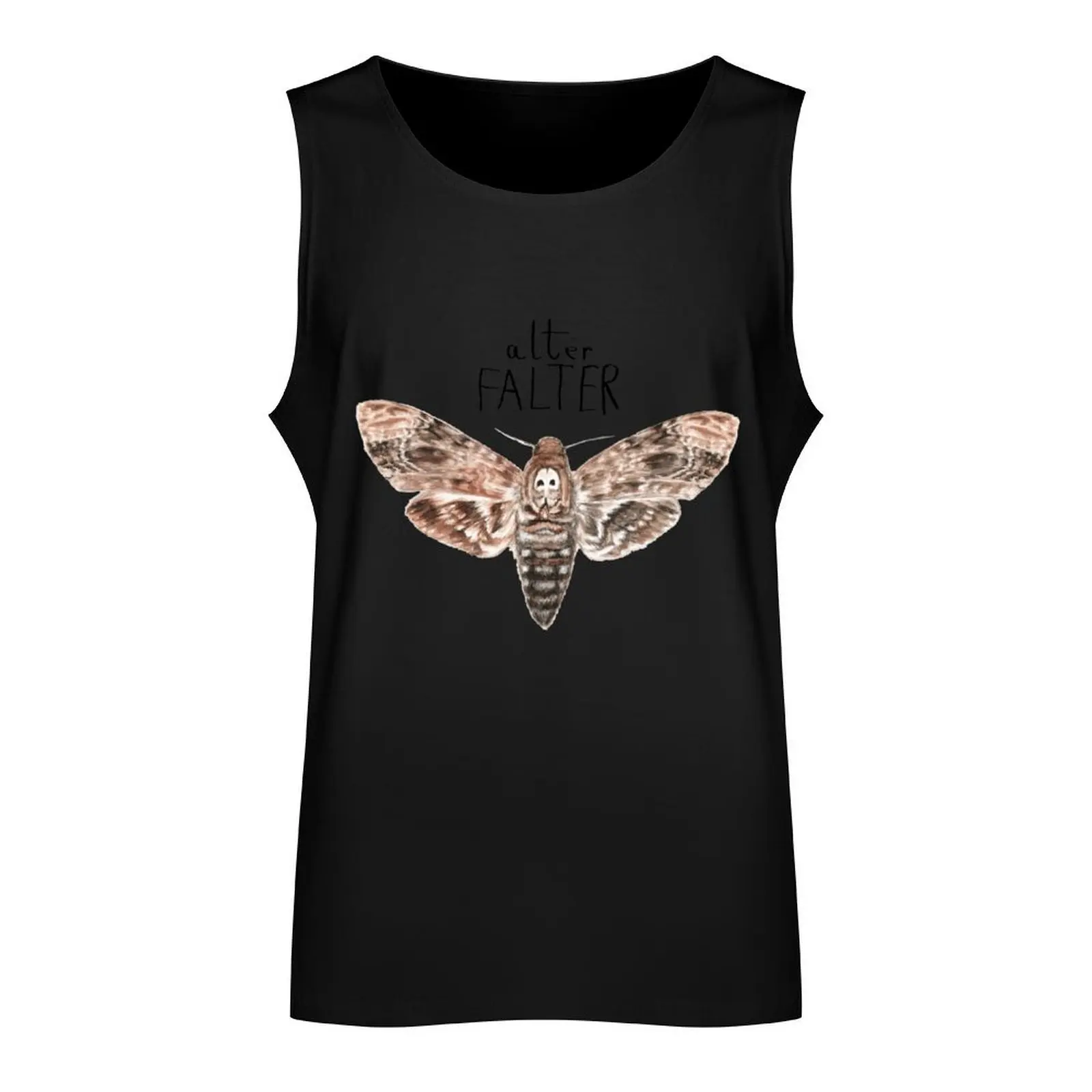 العثة القديمة! Totenkopf Falter Tank Top Gym للرجال بدون أكمام