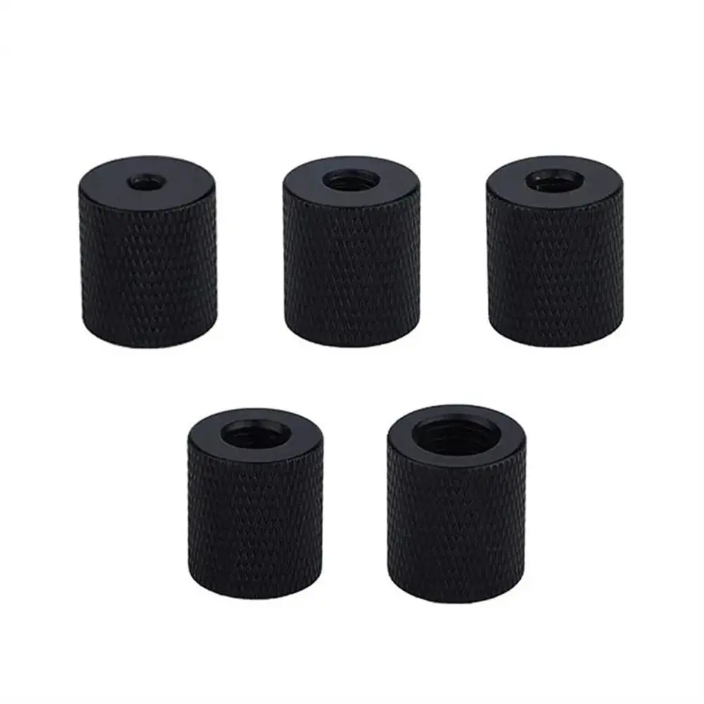 1/4 To M4/M5/M6/M8/M10 Camera Screw Female To Female Double Nut Tripod Conversion Screw Black Ballhead Adapter