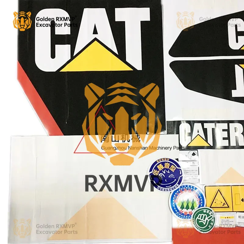 For Caterpillar  E305.5E 306E2 307E 308E2 309E2 All Car Sticker Body Decal Color Bar Excavator accessories