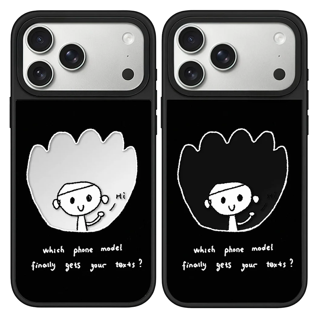 

Cartoon Hi Mirror Surface Magnetic Case: Compatible With IPhone 17 16 15 14 13 12 Pro Max 17 Air