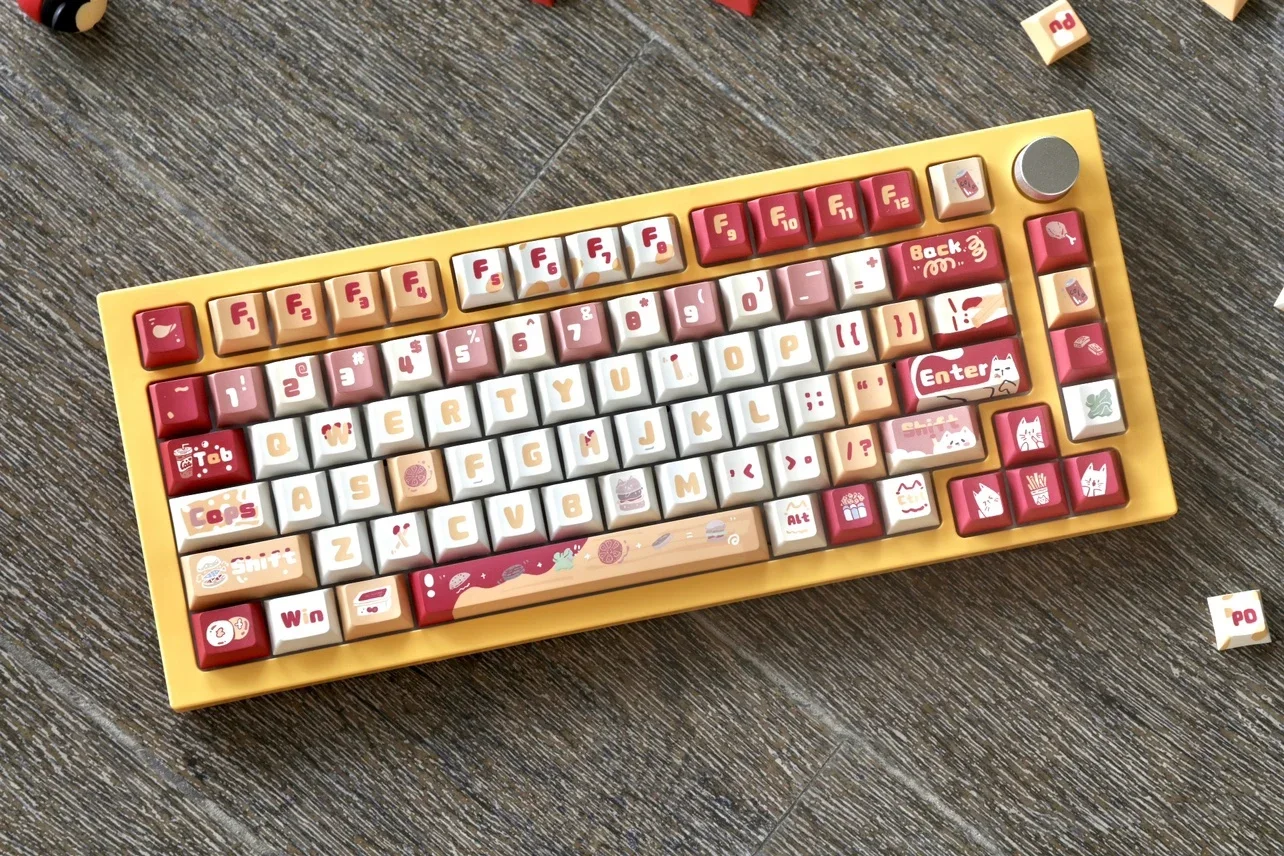 Potato you cute keycap hot sublimation original height keycap BPT small full set