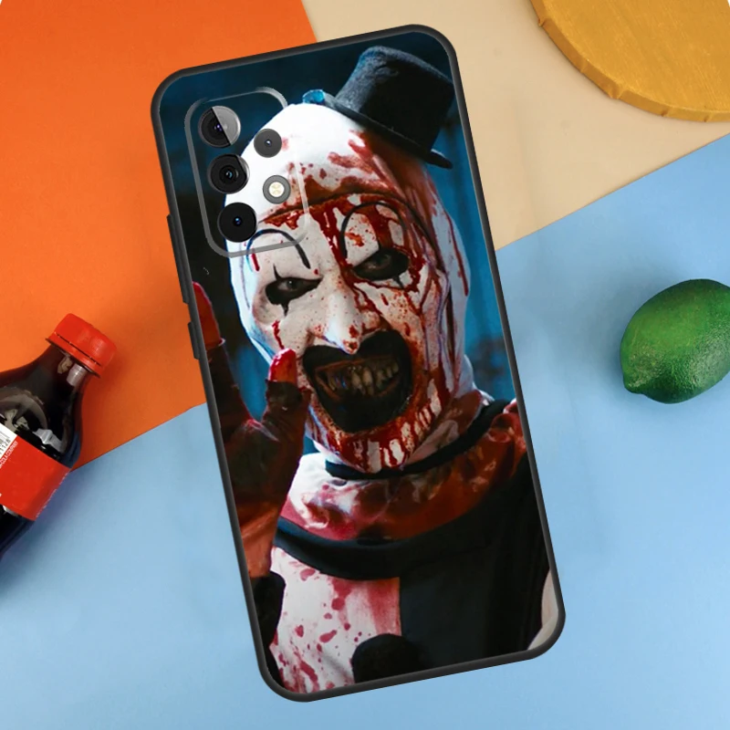 Horror Movie Terrifier Case For Samsung Galaxy A54 A34 A14 A51 A71 A13 A23 A33 A53 A73 A12 A22 A32 A52 Cover