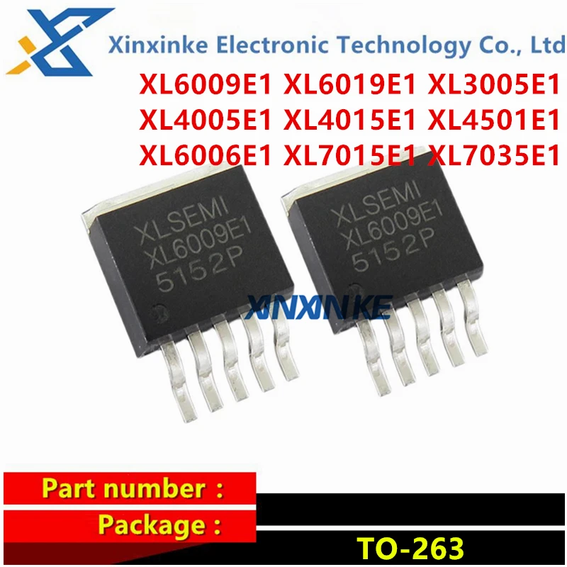 

5PCS XL2596S-3.3/5.0/12/ADJ XL6009E1 XL6019E1 XL3005E1 XL4005E1 XL4015E1 XL4501E1 XL6006E1 XL7015E1 XL7035E1 TO-263 Original