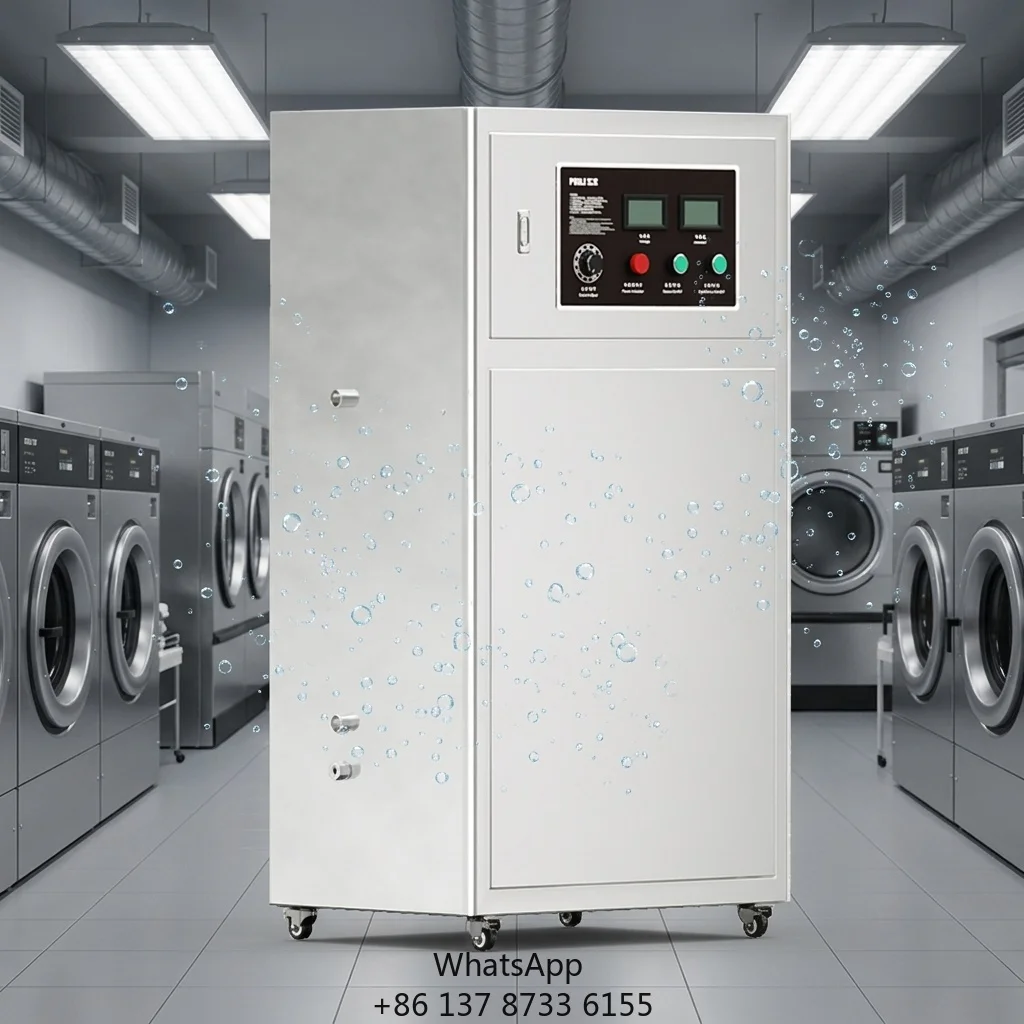Industrial Laundry Ozone Generator 50gr Ozonizer Machine For Commercial Laundry System Water Conditioning OEM Bulk Project
