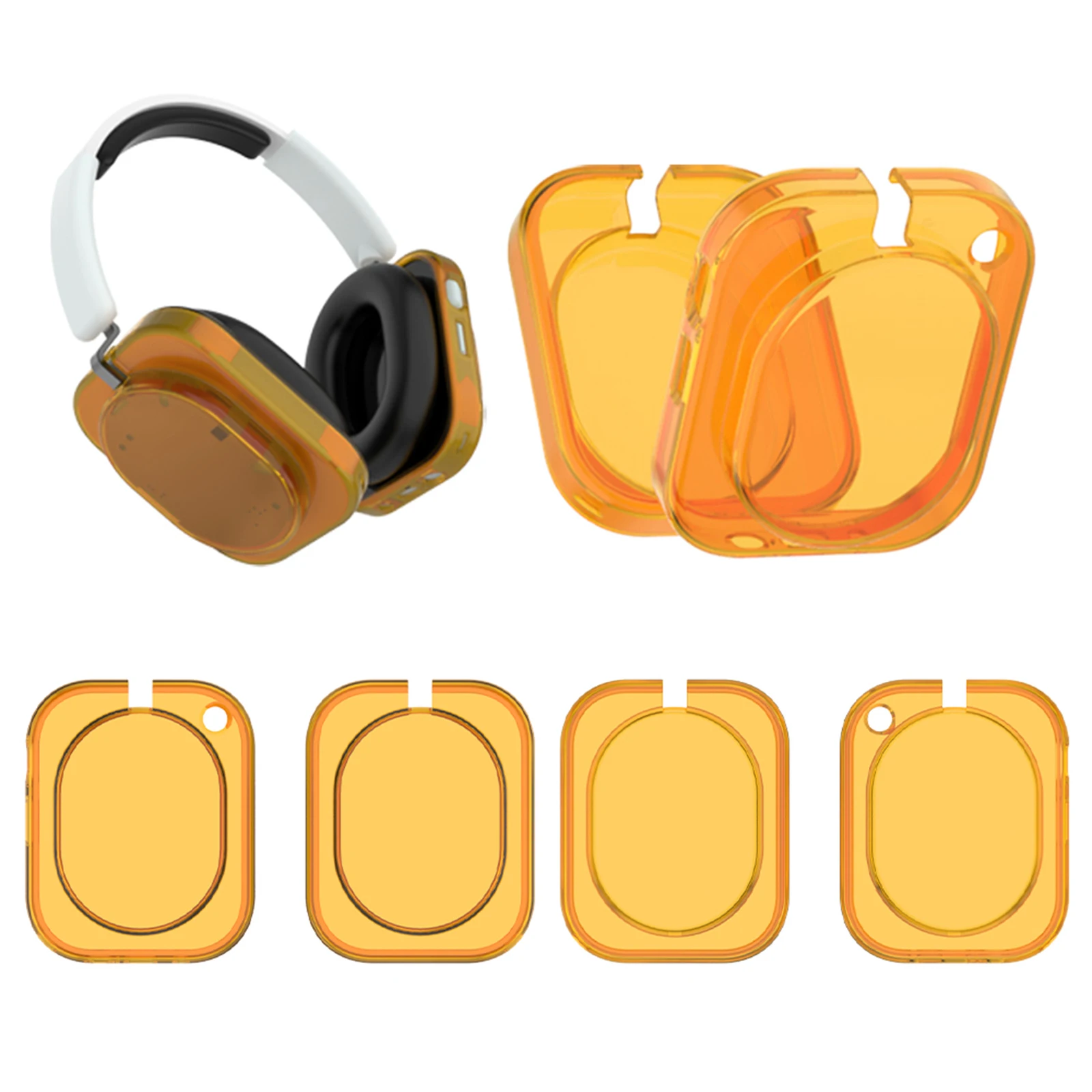 Compatible for Nothing Headphone (1) Headphone Shell Case Cover Accessories Ear Cup Case Cover Ultra-Thin Drop-Proof