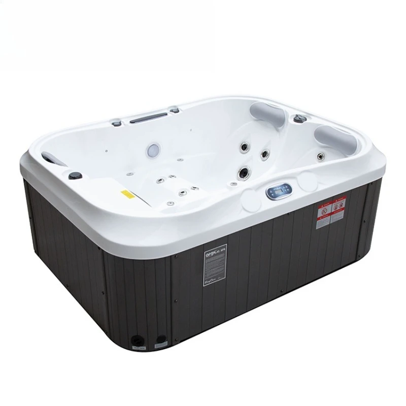 Outdoor SPA Large pool, heated Jacuzzi Multiplayer surfing bath Hot spring bath Ambient light