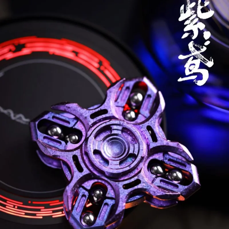 Segunda mão MOT Ice crystal titanium oráculo Fidget spinner