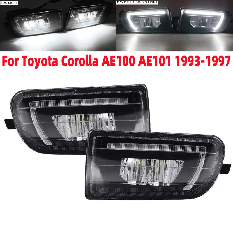 

Автомобильная фонарь, передний противотуманный фонарь, супер яркие противотуманные фары, дневные ходовые огни для Toyota Corolla AE100 AE101 1993-1997