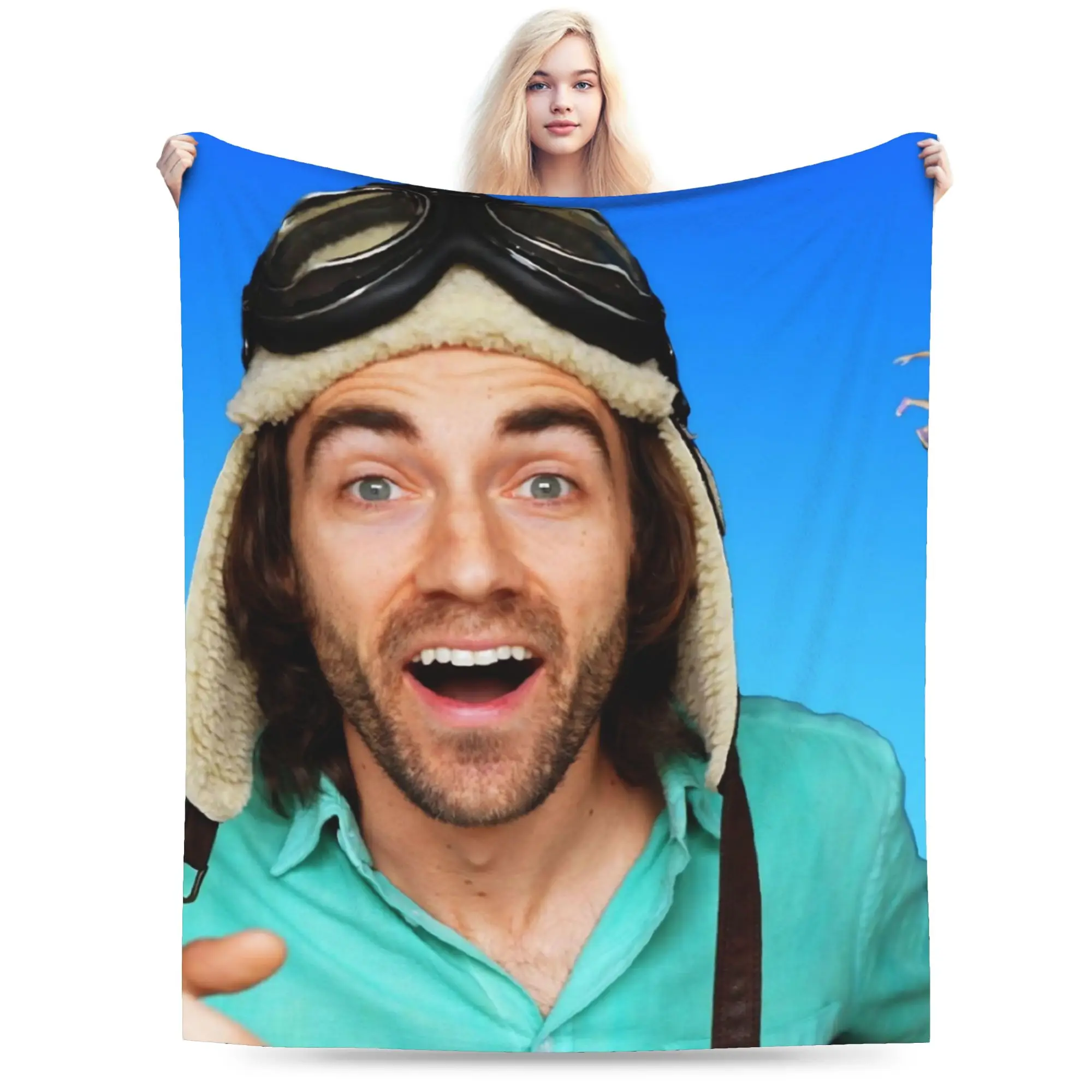 Super Soft Dannys Go  Throw Blanket Premium Fleece Flannel Lightweight  Bed Blanket Cozy Fluffy Blankets All Season Use
