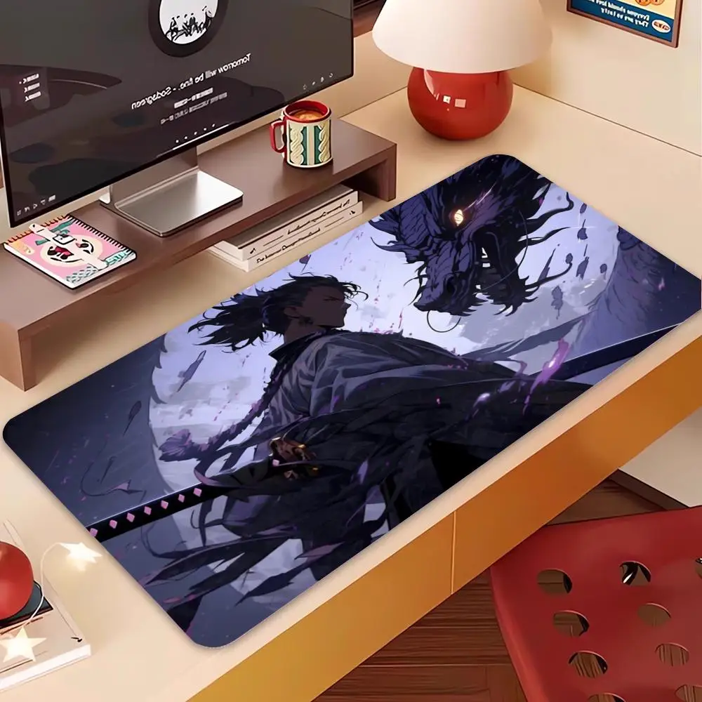 لوحة ماوس كبيرة لوحة ماوس ألعاب Dragon Mouse Pad سطح المكتب وملحقاتها مناسبة جدًا للاعبين والاستخدام المكتبي