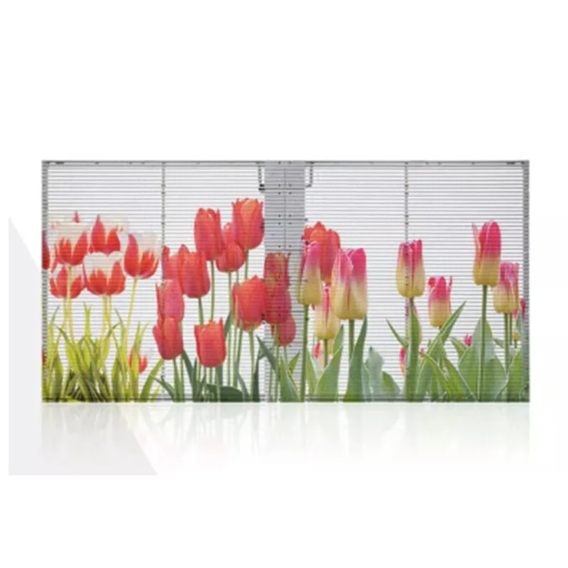 Screen LED Video Thin Film Display Screen Video Wall Screen Transparent - Glass Nationstar Outdoor SDK Gua P3.9-15 32-55 Inch