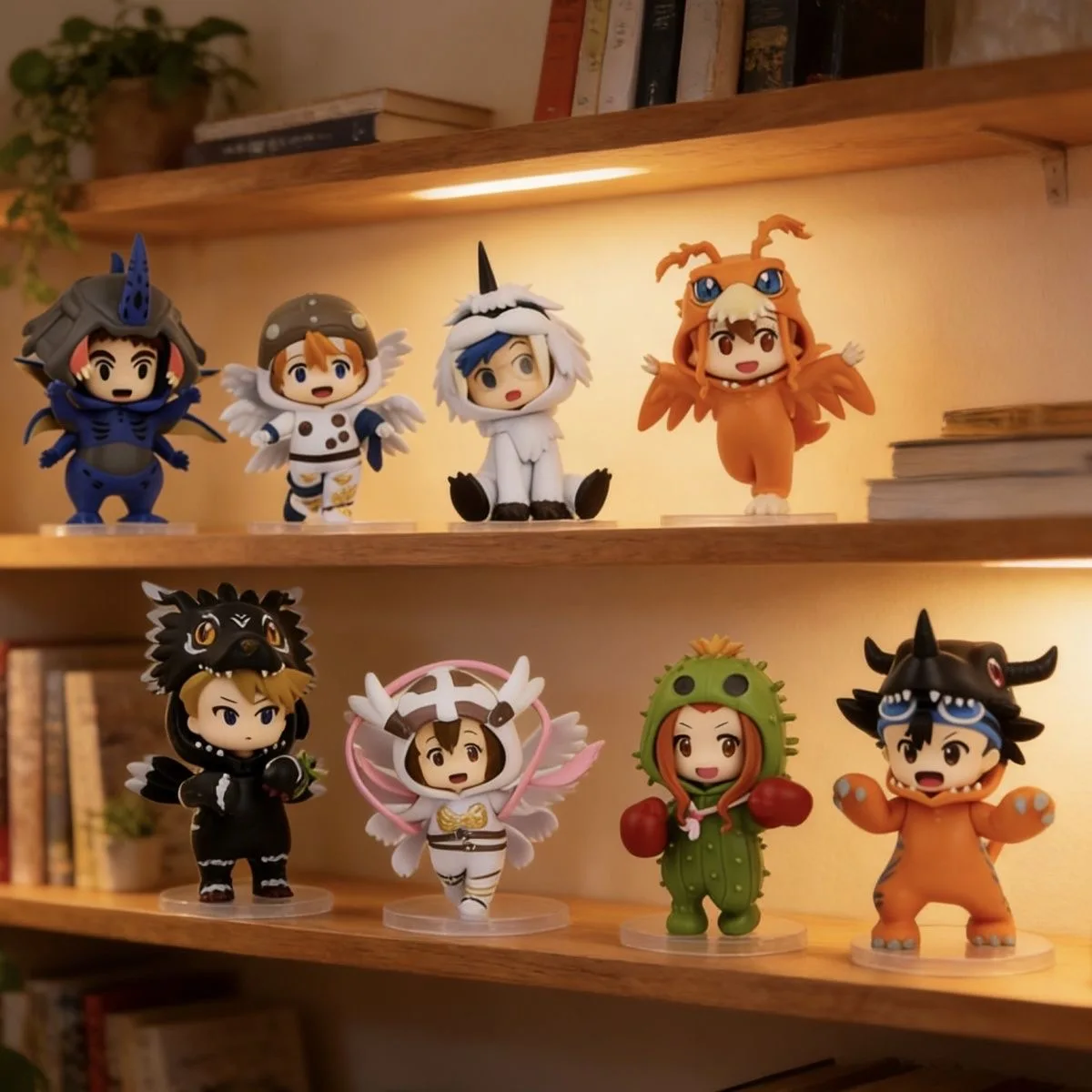 8 Figuras de Anime de Takaishi Takeru, Yagami Hikari y Takenouchi Sora para Coleccionistas