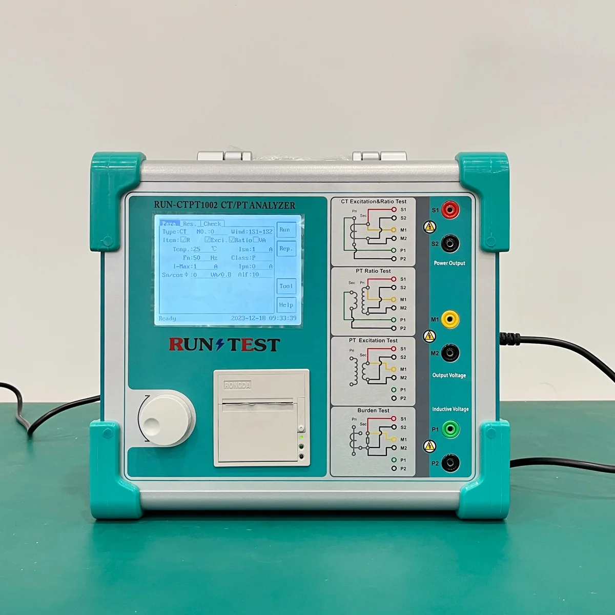 Professional Electronic High Voltage CT/PT Transformer Analyzer with 0.1% Accuracy and 5min Phase Measurement