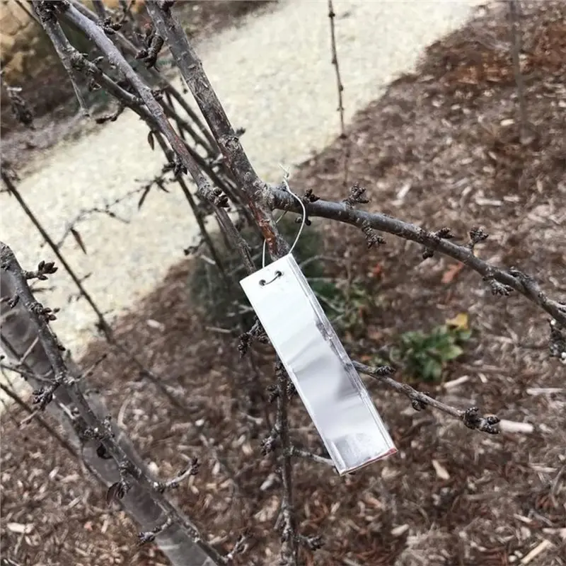 ABRU-Aluminum For Plant Labels, Metal Tags With Wires For Plant Markers, Tree Tags, Outdoor Identification And Greenhouse- 100PC