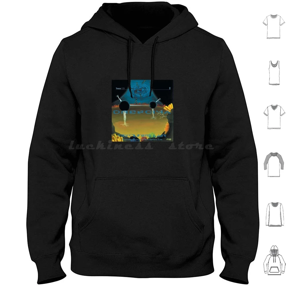 Drexciya Neptunes Lair camiseta Sudadera con capucha de algodón de manga larga Drexciya Detroit Dopplereffekt Techno Tresor Arpanet