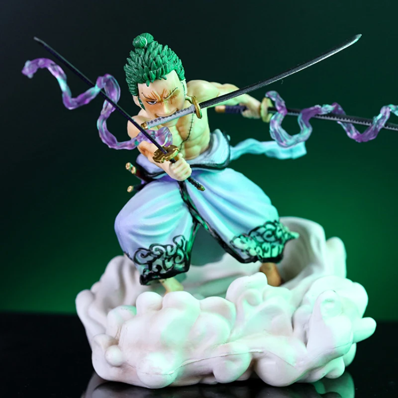 16CM One Piece Anime Figure Roronoa Zoro Three-Blade Sa-Maximum Manga Anime Statue PVC Action Figure Collection Model Toys