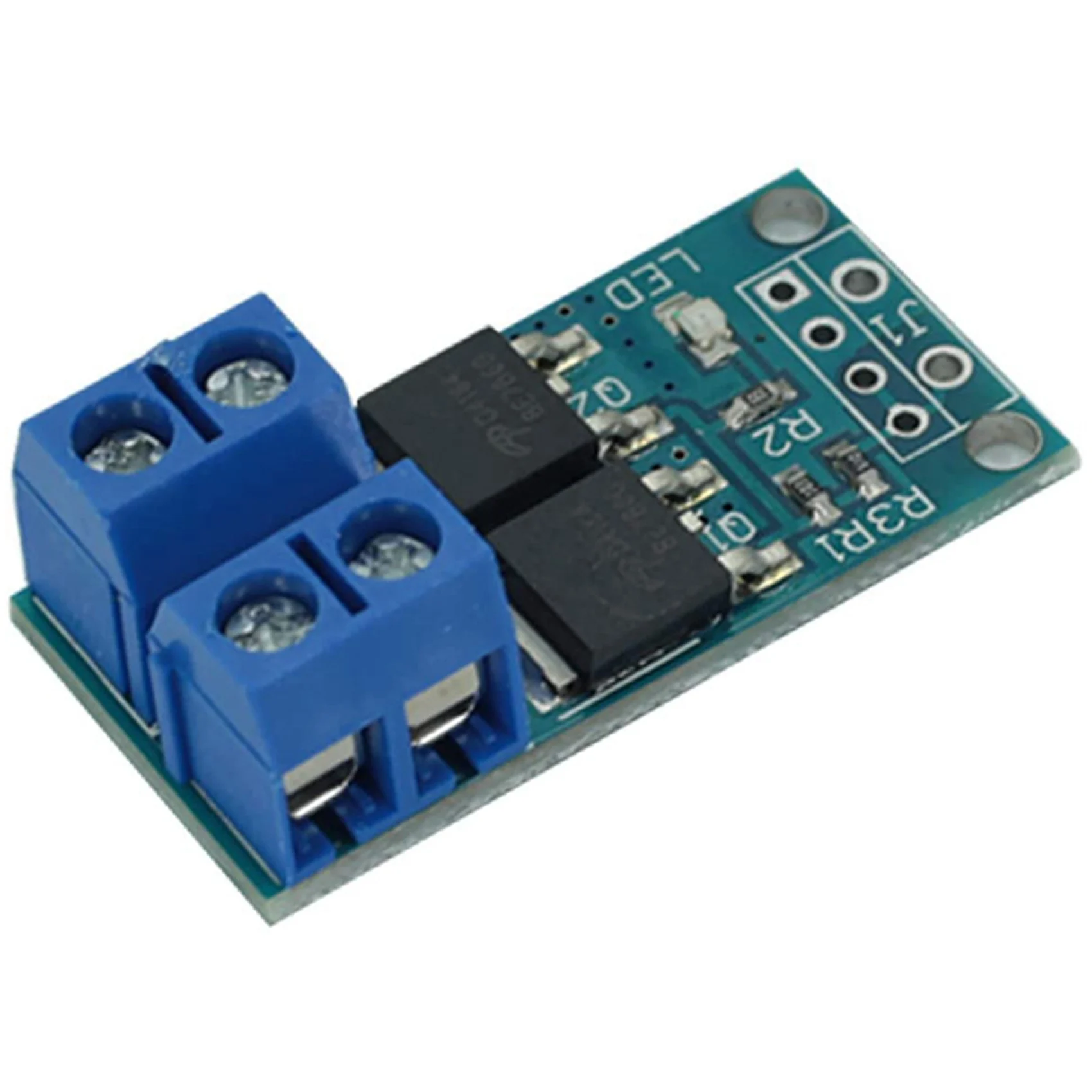 Hot-20 Uds DC 5V-36V 15A(Max 30A) 400W módulo de accionamiento de interruptor de disparo MOSFET Dual de alta potencia 0-20Khz ajuste electrónico PWM