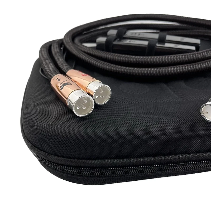 HiFi Audio Hi-End Pair Audiophile Pegasus XLR Balanced Cable PSC+ Copper Interconnect Line with Noise-Dissipation System