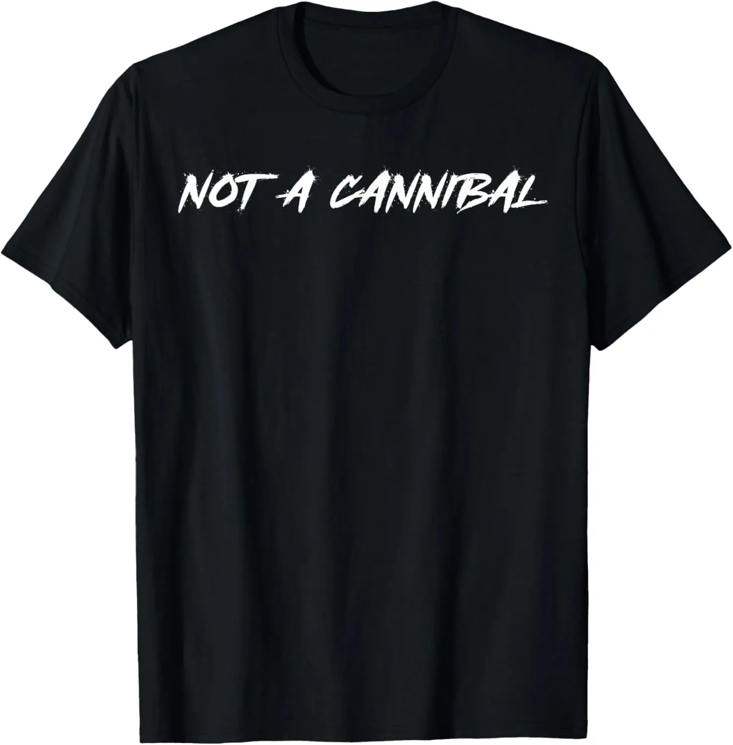 Not A Cannibal Halloween Costume Word Design T-Shirt
