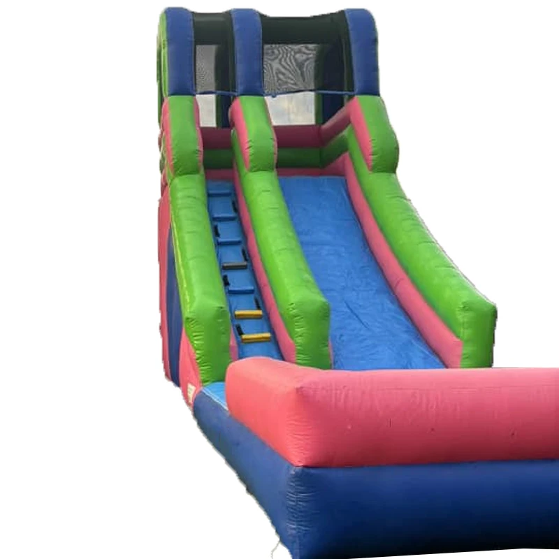 Heißer Verkauf Outdoor Aufblasbare Rutsche Mit Pool Familie Party Sommer Karneval Aufblasbare Trampolin Aufblasbare Rutsche